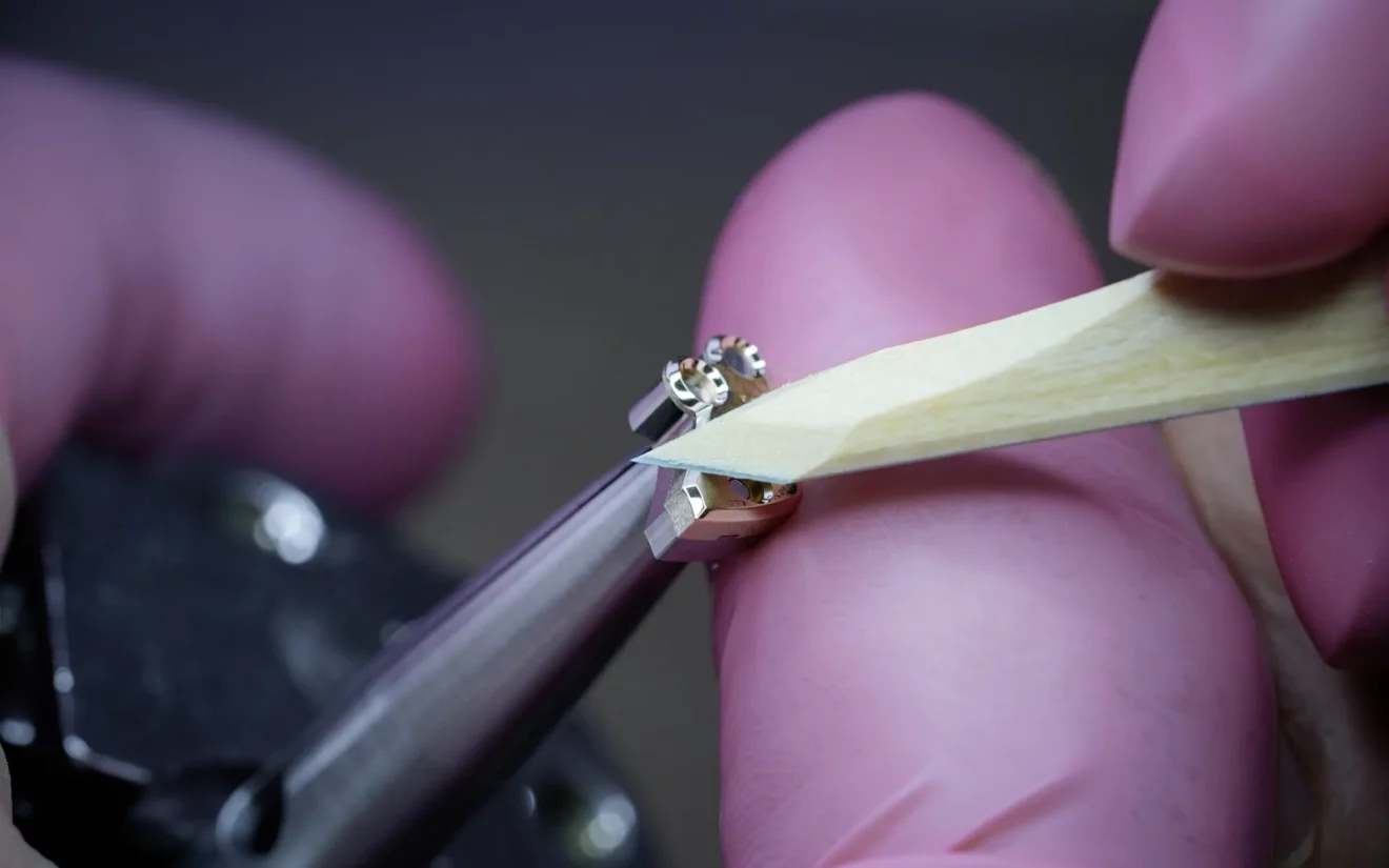 Détail de l'anglage